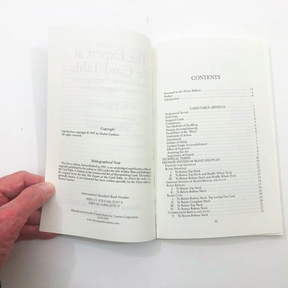 The Expert at the Card Table SW Erdnase PB Dover Publications 1979 - Picture 6 of 9